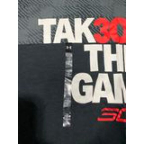 Men’s Large Shirt Under Armour Black Heat Gear Athletic Crewneck Short Sleeve - Picture 10 of 13